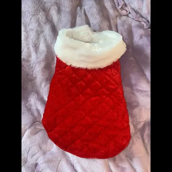 Holiday dog coat jacket shirt