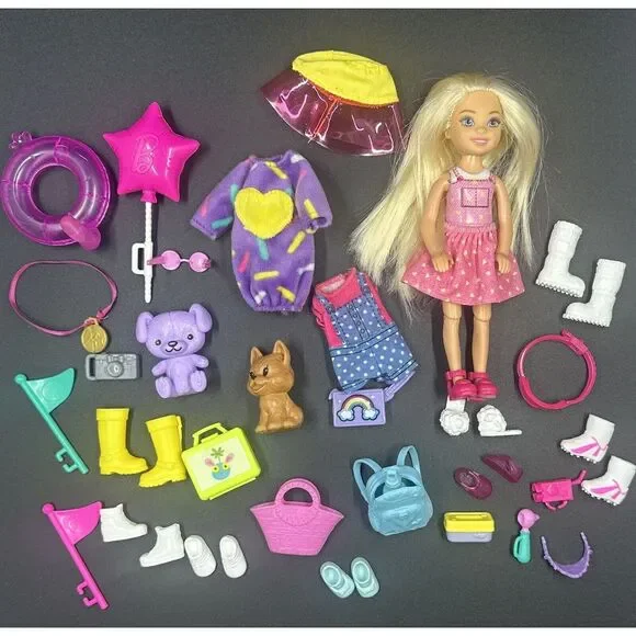 Chelsie Barbie Clothing and Accessories Lot