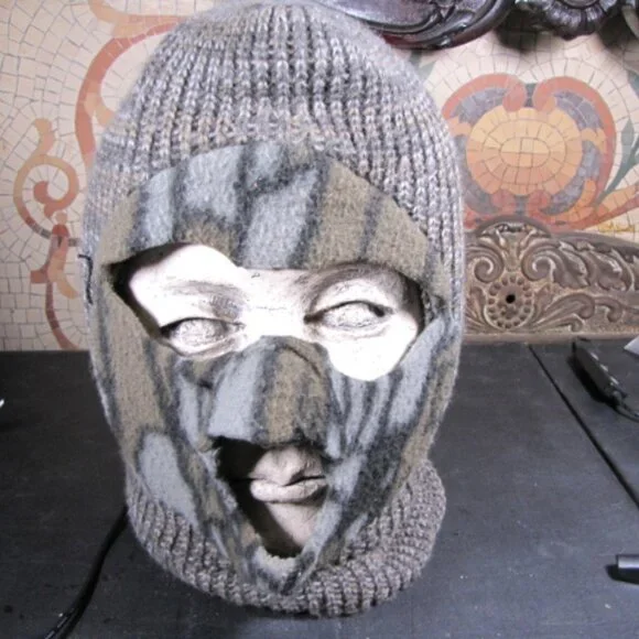 Sweater Style Full Face Mask for Warmth