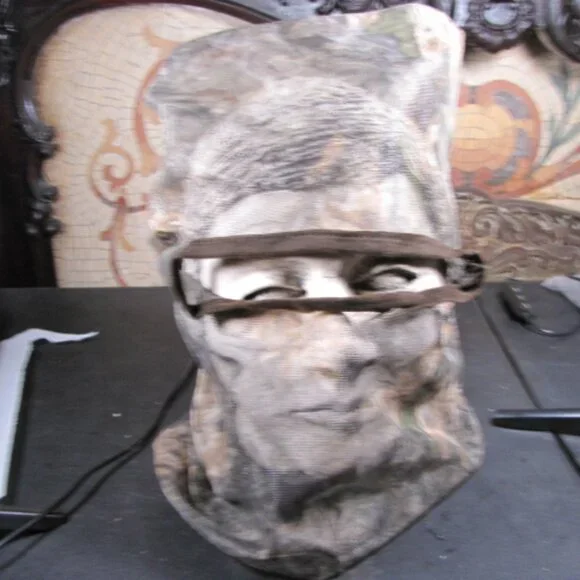 Camouflage Full Face Head Net