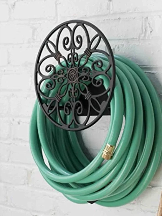Liberty Garden Product # 670 Wall Mounted Decorative Hose Hanger Holds 125-Feet