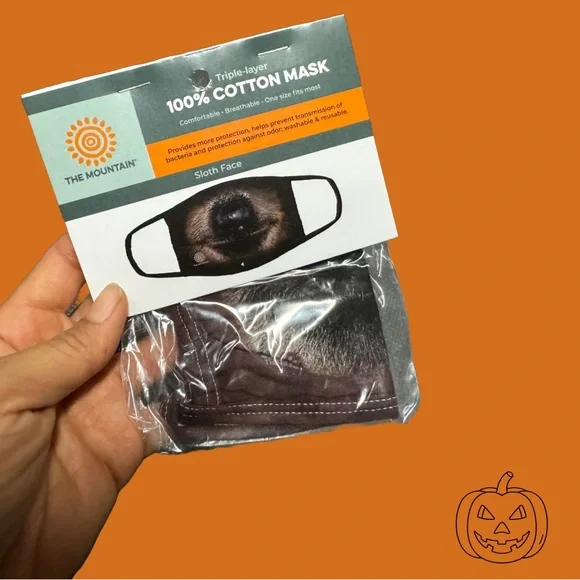 The Mountain 100% Cotton Sloth Mask
