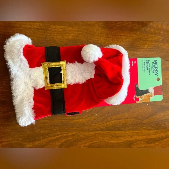 NWT Petco Merry Makings Kitten Santa Costume