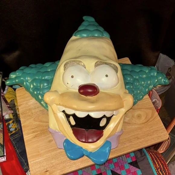 “The Simpsons” Show Krusty The Clown 🤡 Head Mask