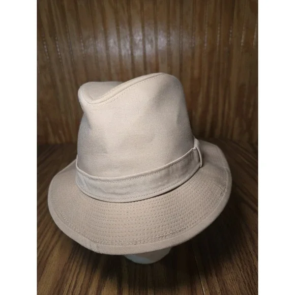 Vintage Beige/Khaki SIMA International Hat Large USA  Fedora