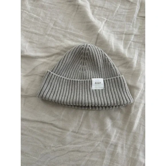 MAAP Cycling Grey Ribbed Beanie Hat