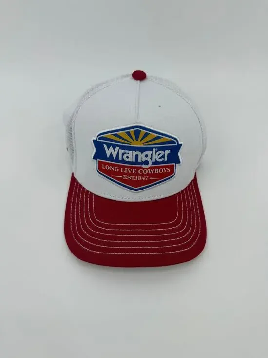 Mesh trucker cap, Wrangler Long Live Cowboys, snapback