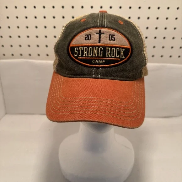 2005 camp Strong Rock Legacy Cap Hat Snapback Mesh