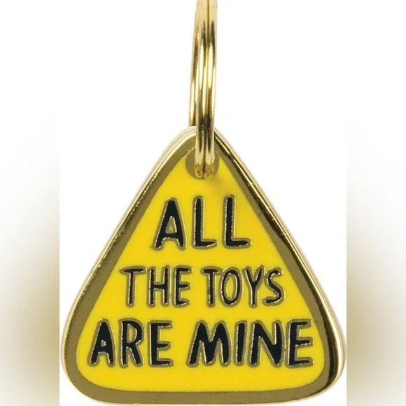 All the Toys Are Mine Collar Charm - Small dog or Cat