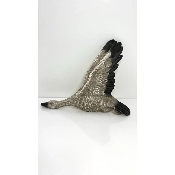 Vintage Flying Goose Wall Decor Rustic Cabin Lodge Bird Wall Hanging 1970-80 13