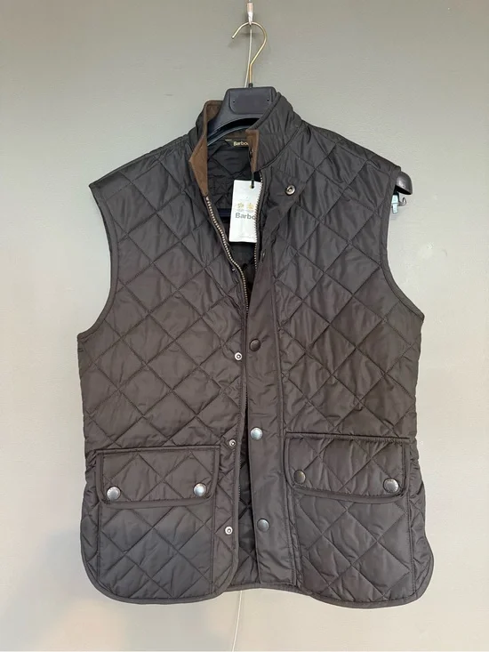 Barbour Quilted Brown Sleeveless Vest
