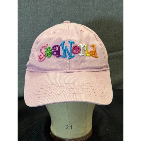 Offical Pick SeaWorld Adventure Theme Party  dad cap Hat.