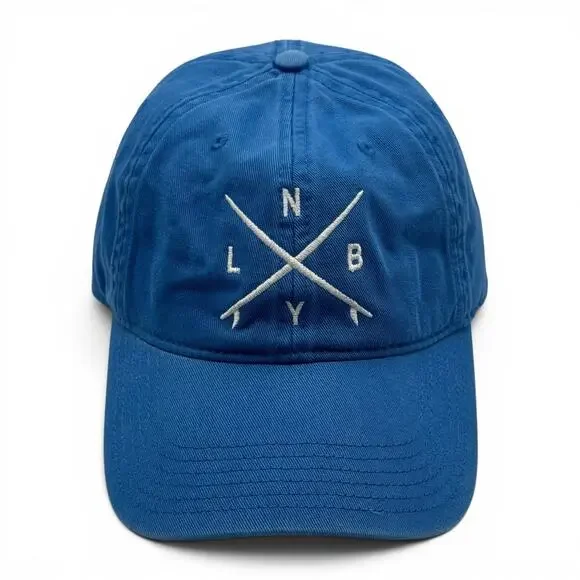 Legacy Long Beach New York NY Surf Hat Embroidered Dad Hat Blue White Beach