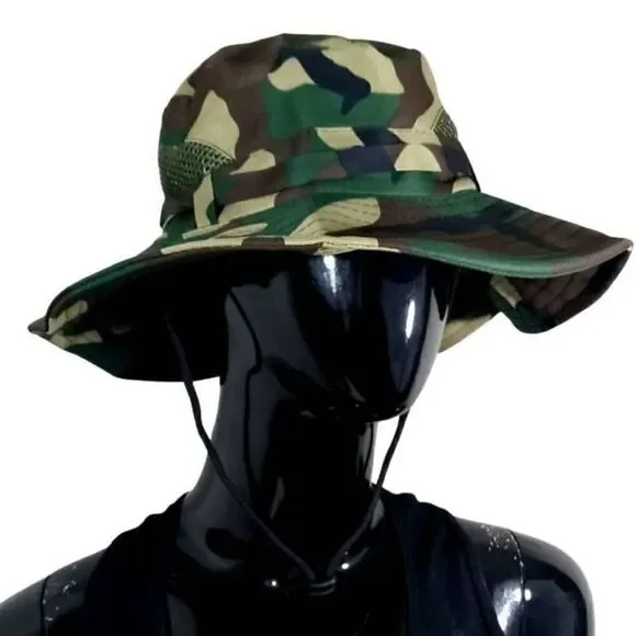 Men's Camo Bucket Boonie Sun Hat