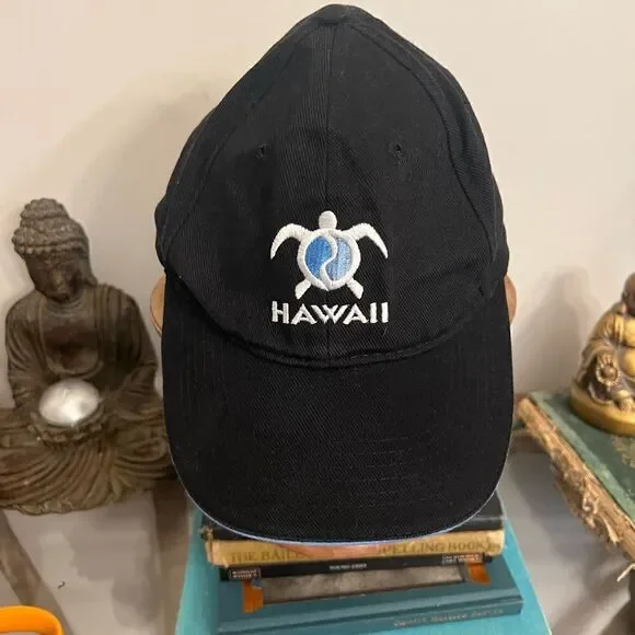 Embroidered Hawaii Turtle Surfwear Hawaiian Classics Hat. Unisex.