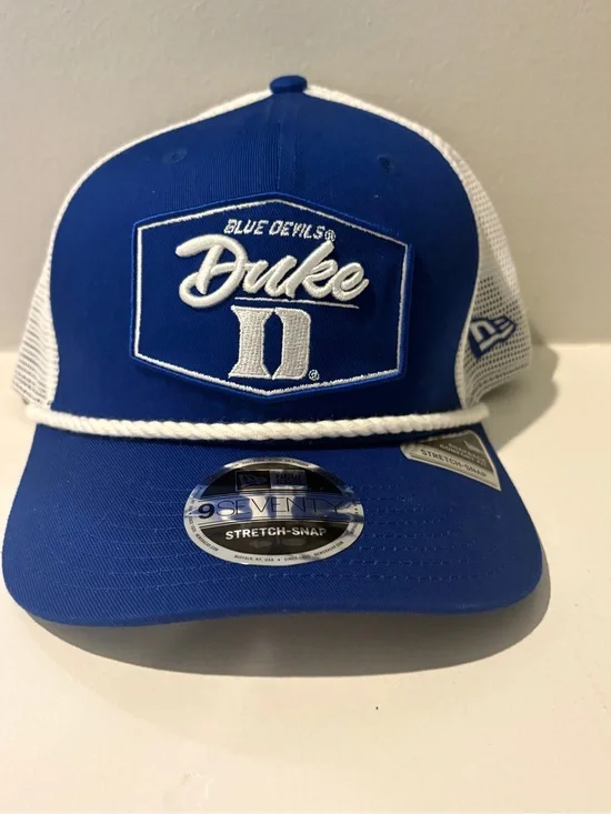 New Era Duke Blue Devils Royal Blue & White Rope Baseball Cap