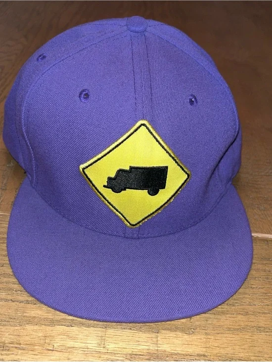 Trukfit Snapback Hat Purple Yellow Black Truck Adjustable Cap