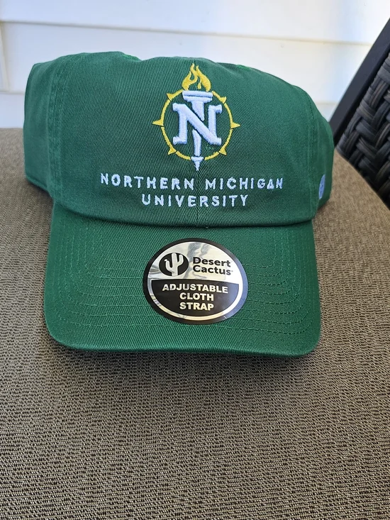 New Desert Cactus Northern Michigan University Baseball Hat NMU Adjustable