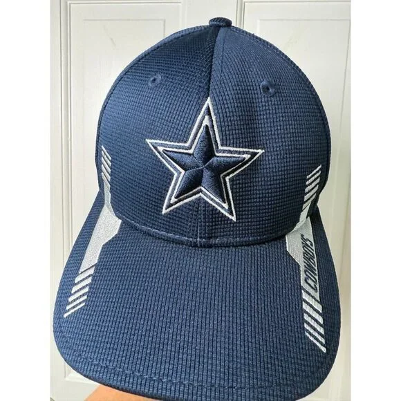 39Thirty New Era Blue Silver NFL Dallas Cowboys Fitted Hat Size Small/Medium