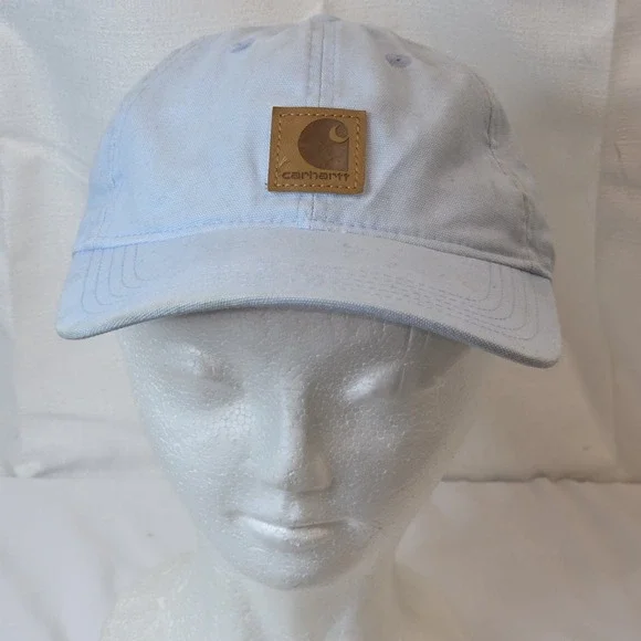 Carhartt Canvas Light‎ Blue Baseball Cap Hat Unisex Women's Men's