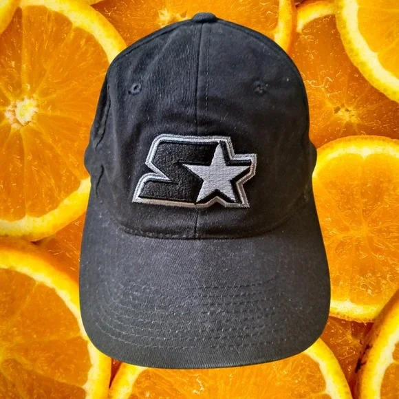 Starter Black Baseball Cap One Size‎ Cotton Casual Dad Hat