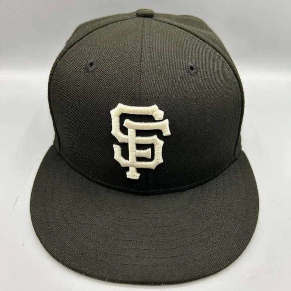 San Francisco Giants Hat Men 7 1/8 Black‎ MLB 59Fifty New Era Fitted Cap