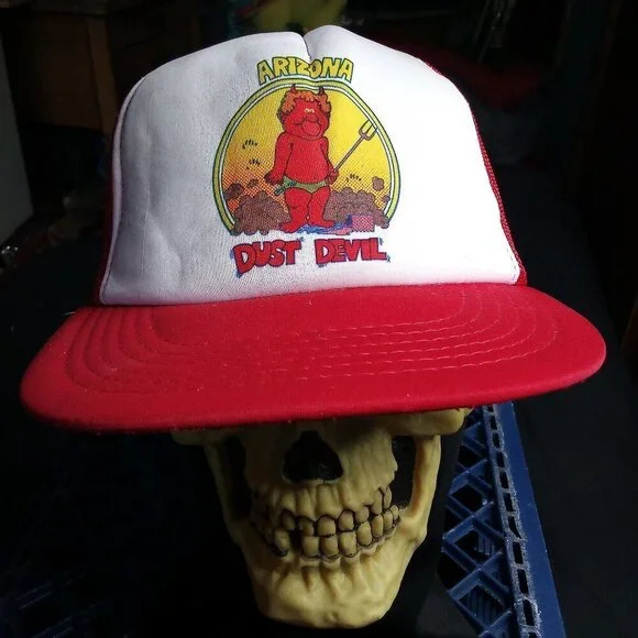 Deadstock Vintage Arizona Dust Devil Trucker Hat Cap