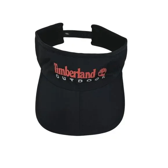 Timberland Outdoor‎ Visor Hat Black Foldable Brim Adjustable Lightweight OS