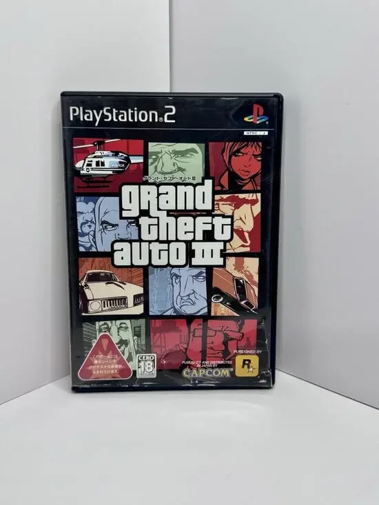 Grand Theft Auto III PlayStation 2 NTSC-J Japan (Region Locked) JPN