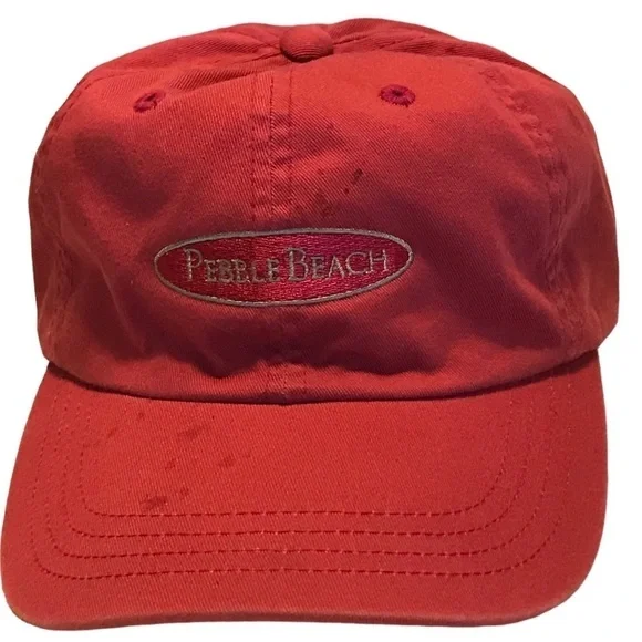 Imperial Pebble Beach Adjustable Maroon Golf Cap