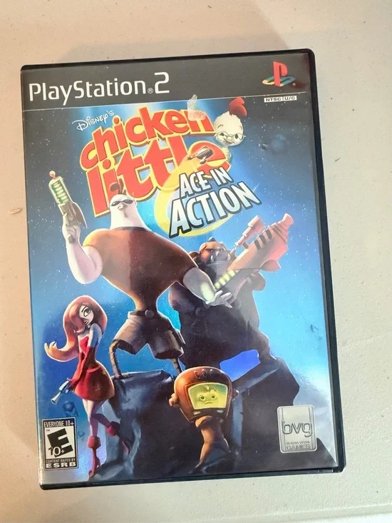 PlayStation 2 Game, Disney’s Chicken Little, Ace in Action