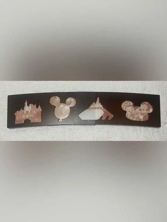 Disney WOOD Photo Frame - Park Icons Collage -