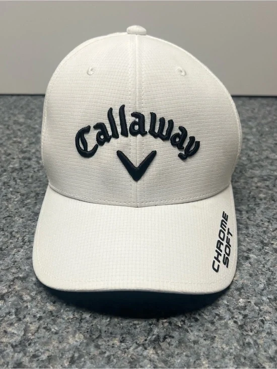 Callaway Golf Chrome Soft Adjustable Hat Cap White Odyssey Paradym Apex