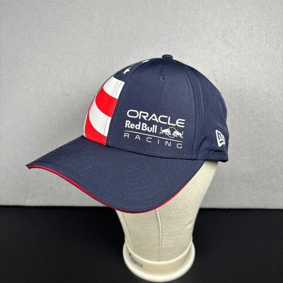 Oracle Red Bull Racing Formula 1 Cap New Era Hat USA Flag Unisex Adult OSFM