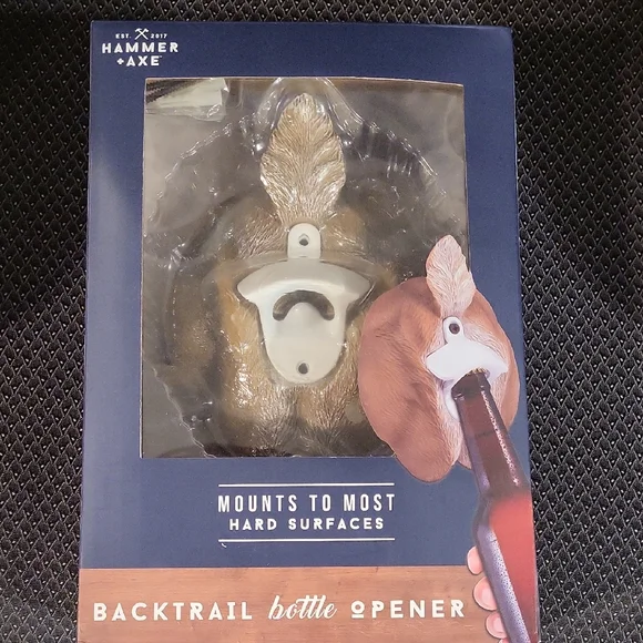 Backtrail Brown Bottle Opener Wall Mount