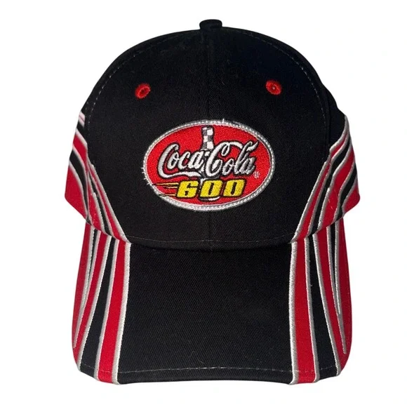 VTG Coca-Cola 600 NASCAR Hat 2008 Lowes Motor Speedway Strapback Embroidered Cap
