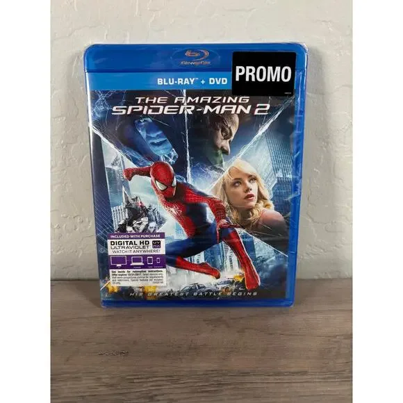 The Amazing Spider-Man 2- Blu-Ray and DVD NEW in original Packaging‎