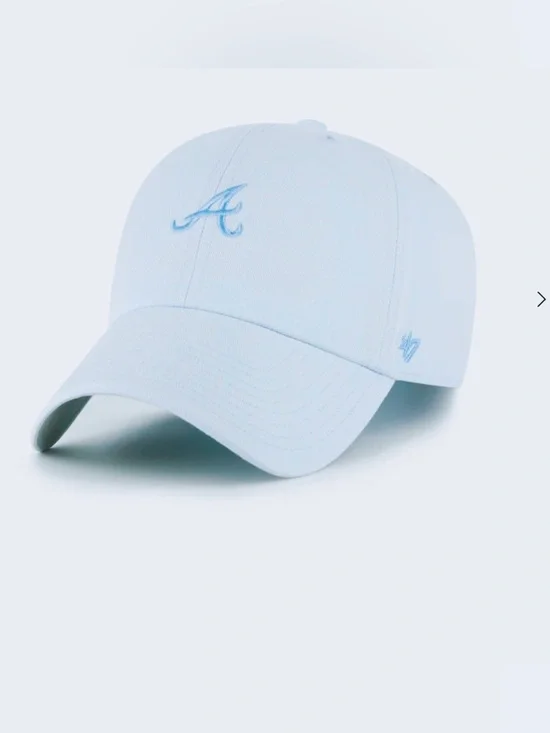 NEW 47 Brand Atlanta Braves Base Runner ’47 Clean Up Hat
