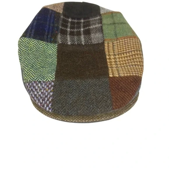 Orvis wool patchwork‎ newsboy hat