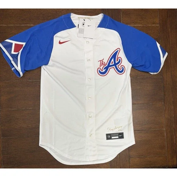 NWT Atlanta Braves City Connect Authentic Nike Baseball Jersey Size M NWT