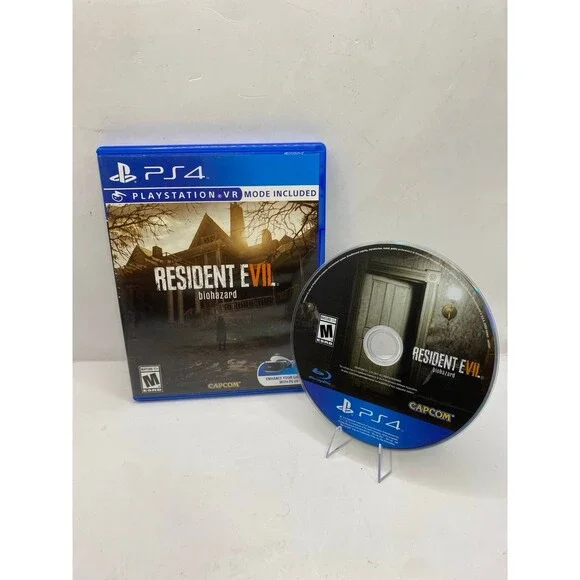 Resident Evil 7 Biohazard PlayStation 4 - CLEANED & TESTED - Scary VR PS4/PS5