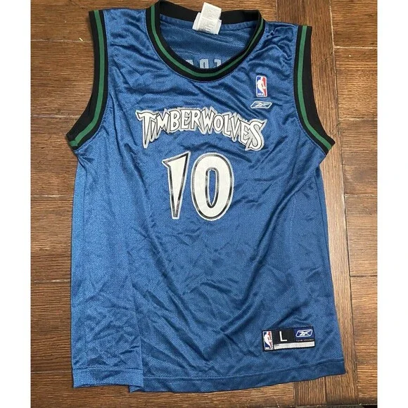 Vintage Reebok  Minnesota Timberwolves Wally Szczerbiak Jersey Youth Large NBA