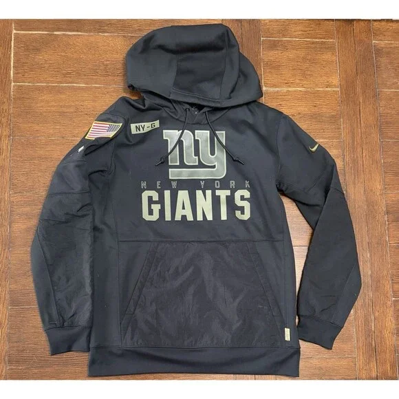 Men’s Size M 2020 Nike Dri Fit NEW YORK GIANTS Salute to Service NFL Hoodie