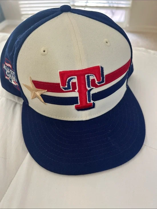 New Era Texas Rangers Red White Blue All-Star Logo Hat