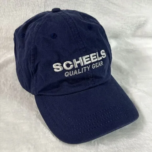 Scheels Blue Mens Hat Adjustable Ball Cap Baseball Sporting Goods