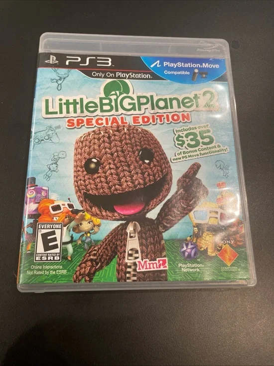 PS3 Little Big Planet 2 Rare Not For Resale Barcode 000000000000 Complete