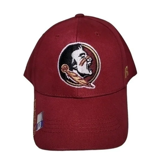Florida State Hat Cap‎ Seminoles NCAA Garnet Gold Black Strapback Adjustable NEW