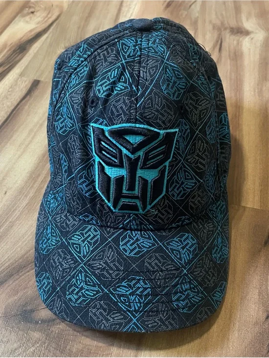 Y2K 2009 Transformers Autobot Embroidered Hat Tek Flex Stretch Fitted Cap OS
