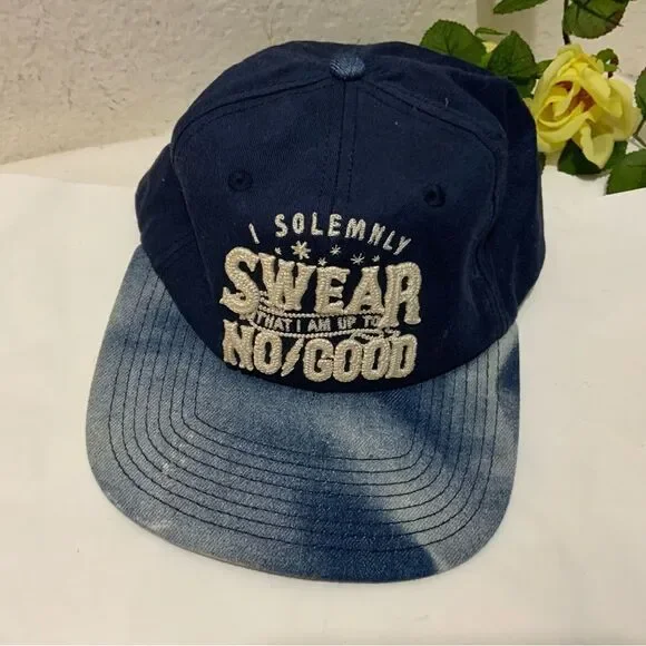 Harry Potter Snap Back Hat I Solemnly Swear That I Am Up To No Good One Size