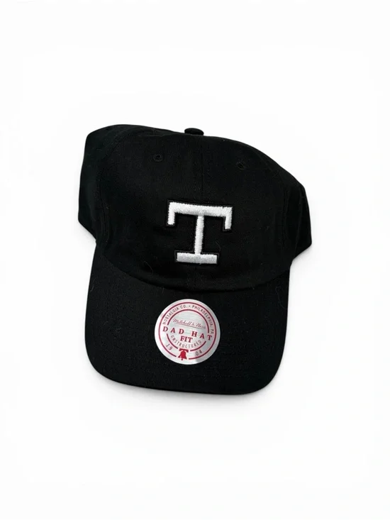 Texas Rangers Mitchell & Ness Logo Adjustable Dad Hat Cap‎